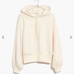 Madewell super soft bubble sleeved hoodie